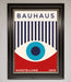 Bauhaus Red And Blue Eye Framed Wall Art - Hi Society