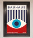 Bauhaus Red And Blue Eye Framed Wall Art - Hi Society