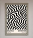 Bauhaus Wavy Black Lines Framed Poster - Hi Society