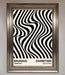 Bauhaus Wavy Black Lines Framed Poster - Hi Society