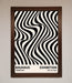 Bauhaus Wavy Black Lines Framed Poster - Hi Society