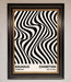Bauhaus Wavy Black Lines Framed Poster - Hi Society