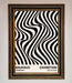 Bauhaus Wavy Black Lines Framed Poster - Hi Society
