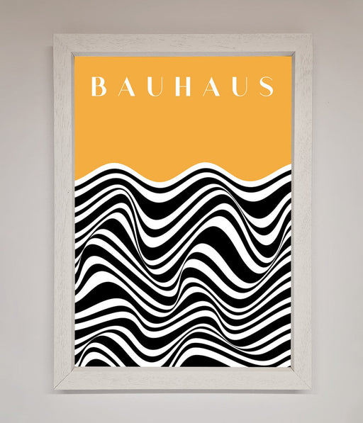 Bauhaus Yellow Framed Poster - Hi Society