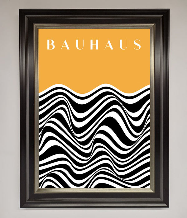 Bauhaus Yellow Framed Poster - Hi Society