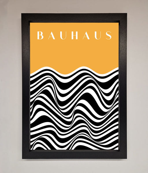 Bauhaus Yellow Framed Poster - Hi Society