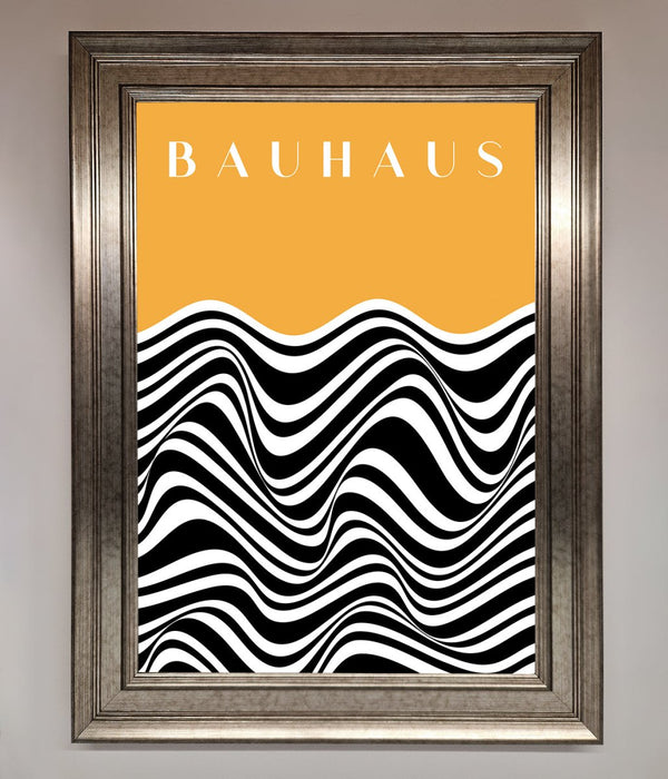 Bauhaus Yellow Framed Poster - Hi Society