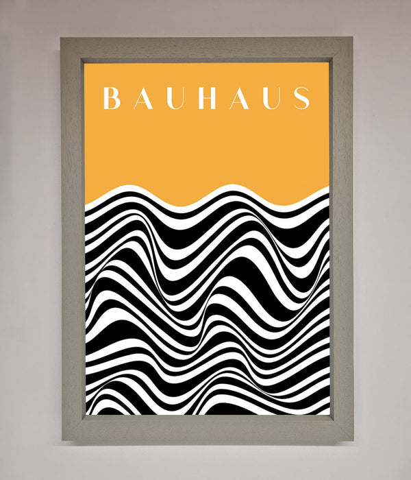 Bauhaus Yellow Framed Poster - Hi Society