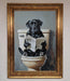 Black Lab On The Toilet Framed Poster - Hi Society