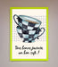 Blue Teacup Stack Kitchen Framed Wall Art - Hi Society