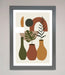 Bohemian Modern Vases And Plant Framed Poster - Hi Society