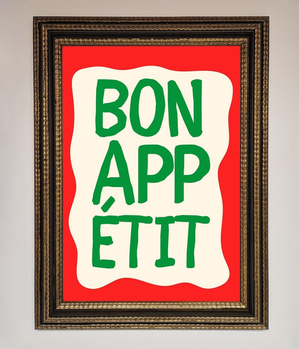 Bonappetit Framed Poster - Hi Society