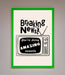 Breaking News Framed Poster - Hi Society