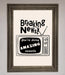 Breaking News Framed Poster - Hi Society