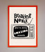 Breaking News Framed Poster - Hi Society