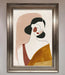 Browns Line Drawing Woman Framed Print - Hi Society