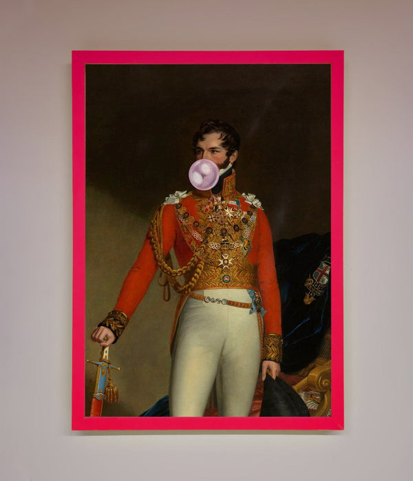 Bubble Gum Admiral Framed Wall Art - Hi Society