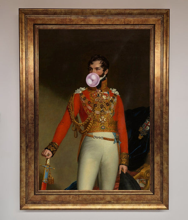 Bubble Gum Admiral Framed Wall Art - Hi Society