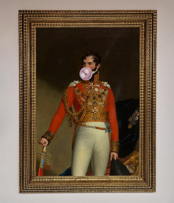 Bubble Gum Admiral Framed Wall Art - Hi Society