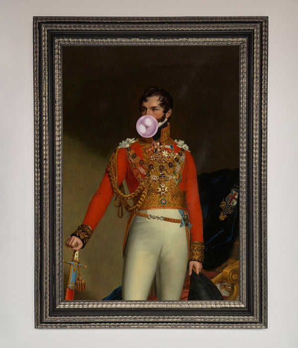 Bubble Gum Admiral Framed Wall Art - Hi Society