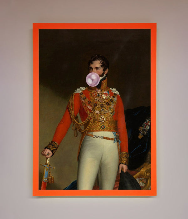 Bubble Gum Admiral Framed Wall Art - Hi Society