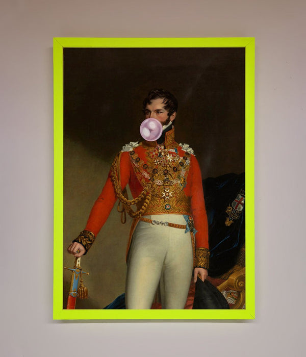 Bubble Gum Admiral Framed Wall Art - Hi Society