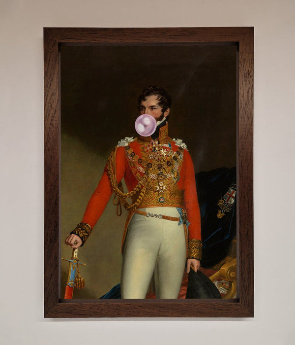 Bubble Gum Admiral Framed Wall Art - Hi Society