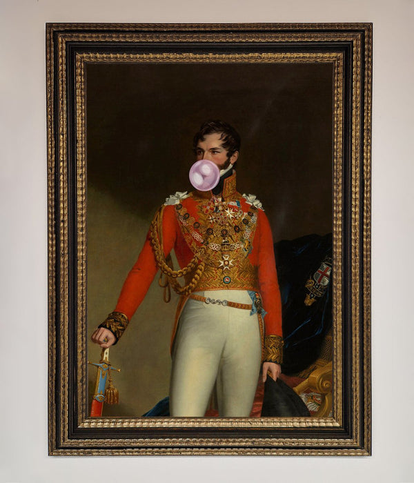 Bubble Gum Admiral Framed Wall Art - Hi Society
