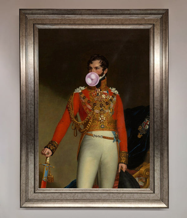 Bubble Gum Admiral Framed Wall Art - Hi Society