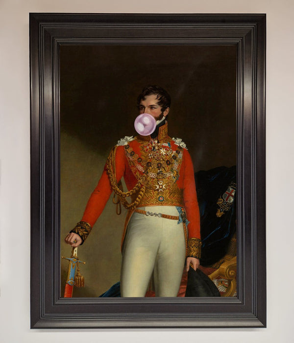 Bubble Gum Admiral Framed Wall Art - Hi Society