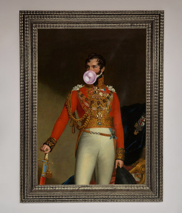 Bubble Gum Admiral Framed Wall Art - Hi Society