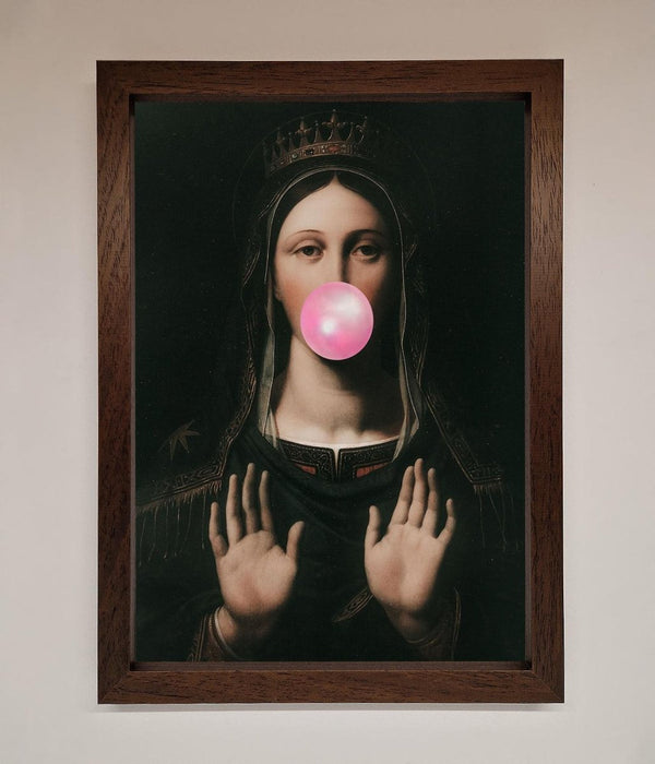 Bubble Gum Renaissance Framed Print - Hi Society