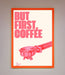 But First Coffee Framed Print - Hi Society