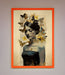 Butterfly Book Woman Framed Poster - Hi Society