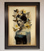 Butterfly Book Woman Framed Poster - Hi Society