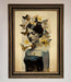 Butterfly Book Woman Framed Poster - Hi Society