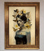 Butterfly Book Woman Framed Poster - Hi Society