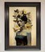 Butterfly Book Woman Framed Poster - Hi Society