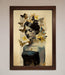 Butterfly Book Woman Framed Poster - Hi Society