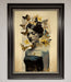 Butterfly Book Woman Framed Poster - Hi Society