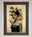Butterfly Book Woman Framed Poster - Hi Society