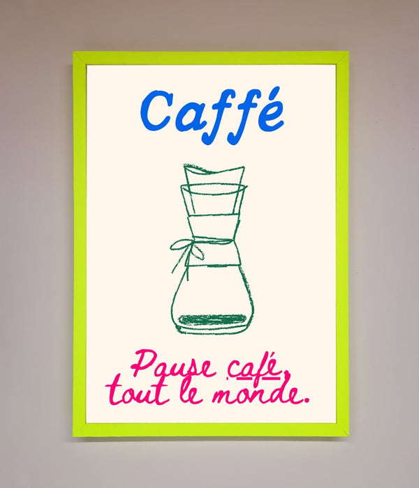Caffe Art Framed Print - Hi Society