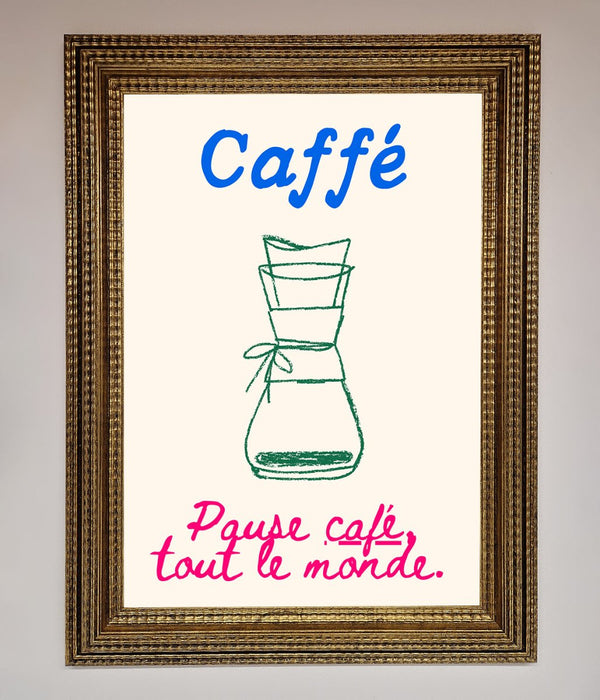 Caffe Art Framed Print - Hi Society