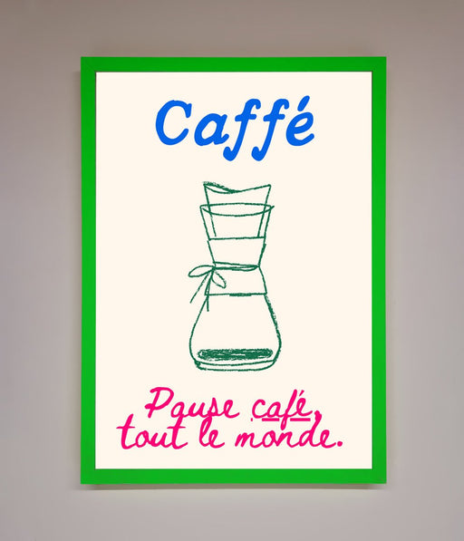 Caffe Art Framed Print - Hi Society