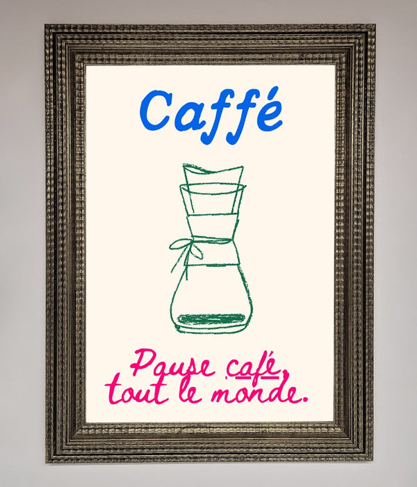 Caffe Art Framed Print - Hi Society
