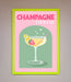 Champagne Cocktail Framed Poster - Hi Society