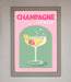 Champagne Cocktail Framed Poster - Hi Society