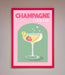 Champagne Cocktail Framed Poster - Hi Society