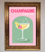 Champagne Cocktail Framed Poster - Hi Society
