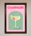 Champagne Cocktail Framed Poster - Hi Society